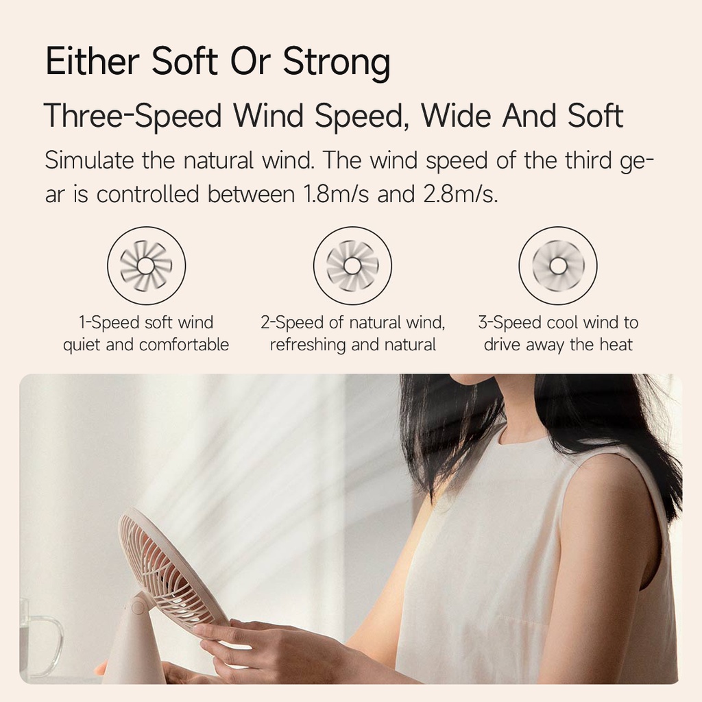 Xiaomi Youpin Quạt USB mini   để bàn cao cấp hình cây độc đáo sáng tạo