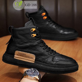 [GD118] 👞Giày Boot Cao Cổ Da Thật 100% chất liệu cao cấp 👞
