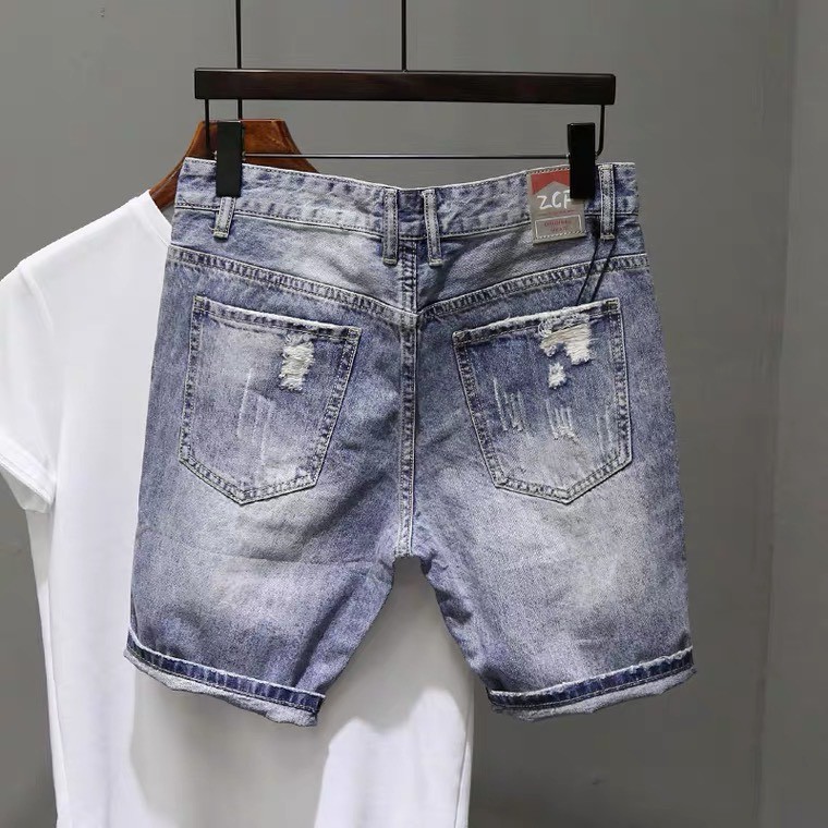 Quần Short , Quần Sọt Jean Nam Clend Fashion Chất Liệu Demin Co giãn Thoáng Mát Thời Trang Cao Cấp KV2