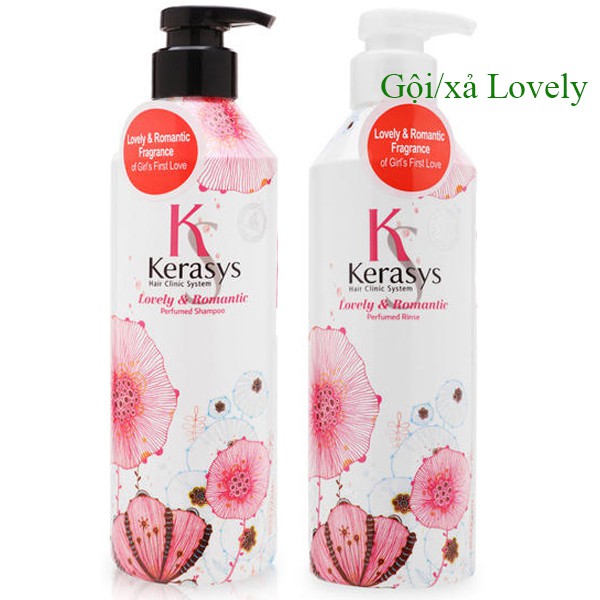 Dầu Gội/Xả Nước Hoa Cây Tuyết Tùng Kerasys Blooming Flowery Hàn Quốc 600ml - Hàng chính hãng