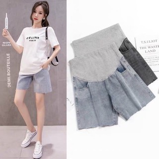 Sẵn hàng❤️ quần short jean ngố cho bà bầu