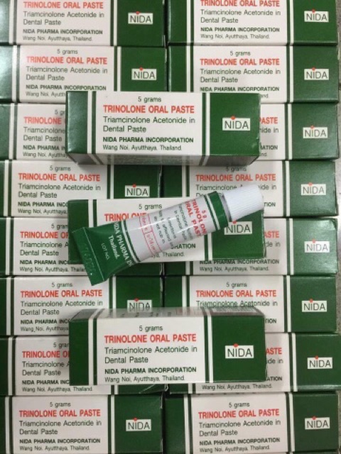 Kem Bôi Trị Nhiệt Miệng NIDA Trinolone Oral Paste 5g - Thái Lan