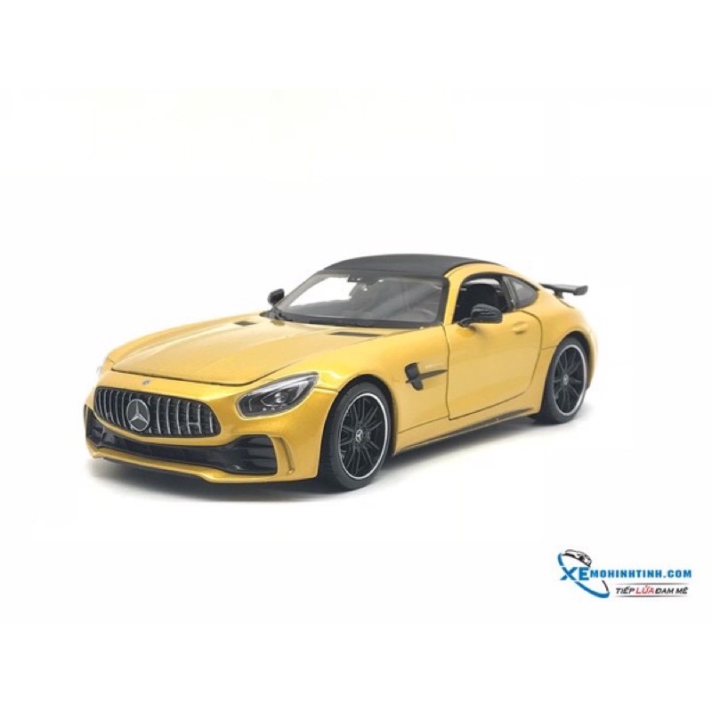 Xe Mô Hình Mercedes - AMG GT R 1:24 Welly ( Vàng )