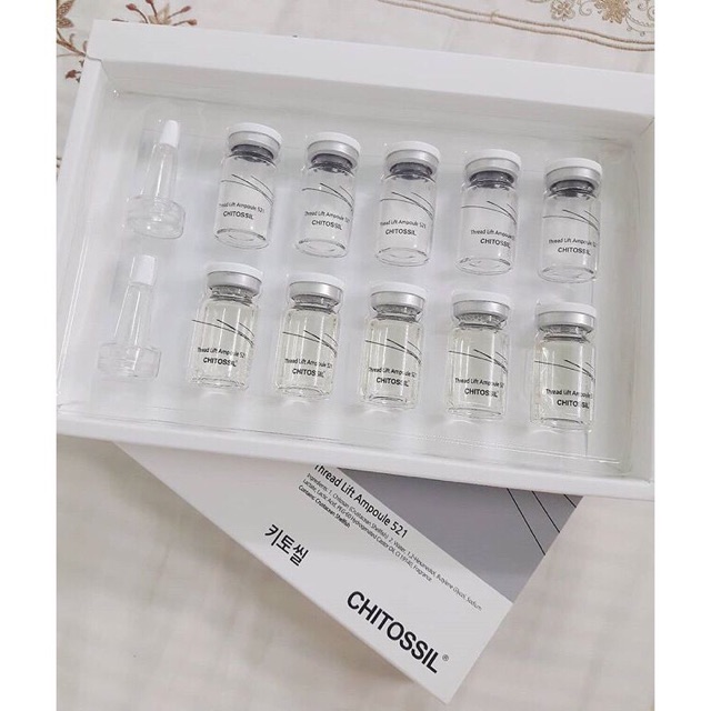 Cấy Chỉ Tơ Tằm CHITOSSIL Căng Da Mặt Hàn Quốc[ Lẻ 1 Cặp ]