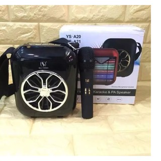 Loa karaoke mini YS-A20 tặng micro không dây