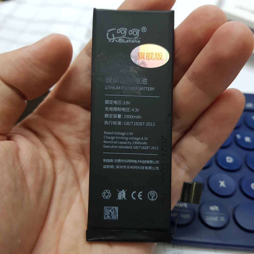 Pin dung lượng cao Lehehe 5,5s,6,6s,6plus,6splus,7,7plus,8,8plus tặng kèm tô vít