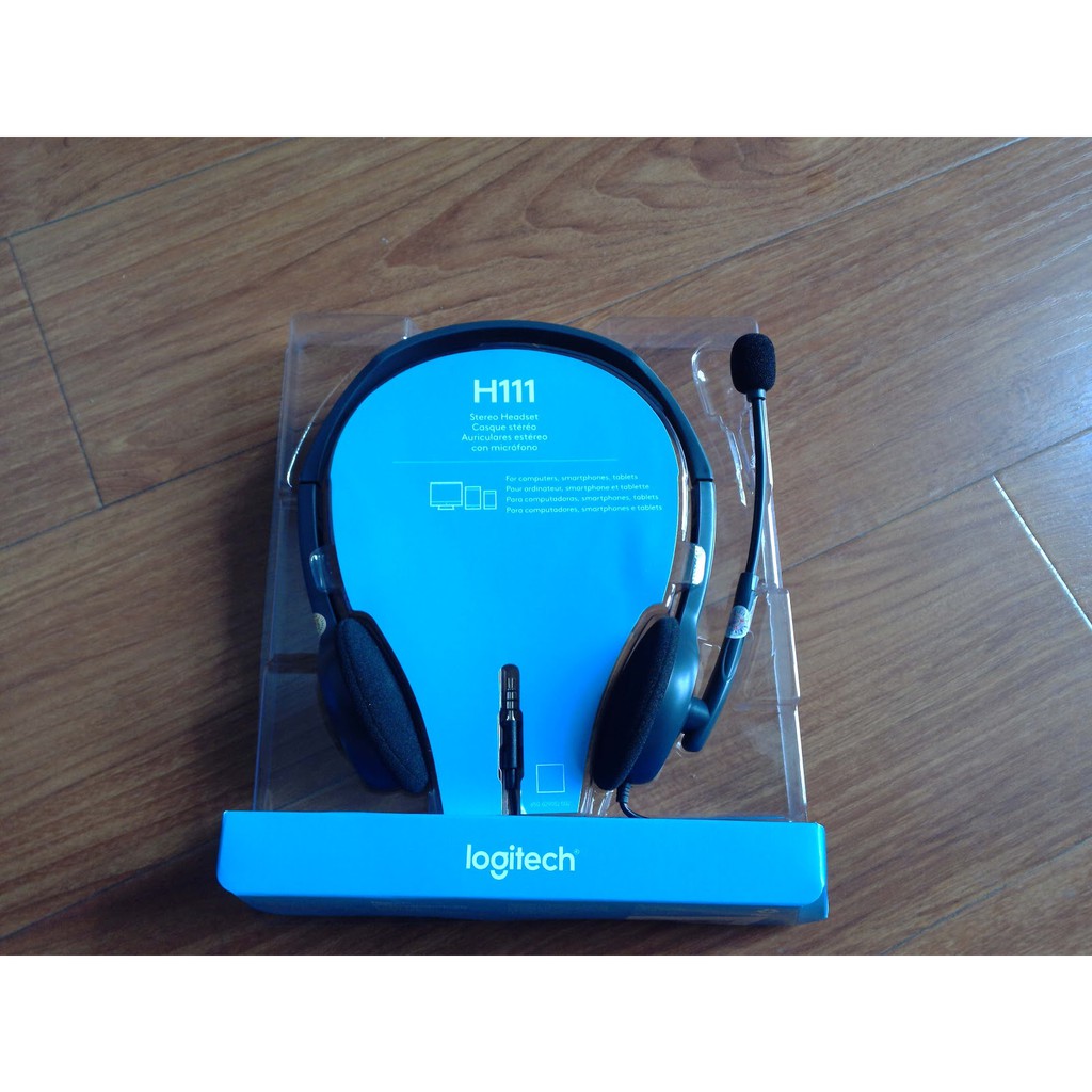 Tai nghe chụp tai LOGITECH Stereo H111 (Đen)