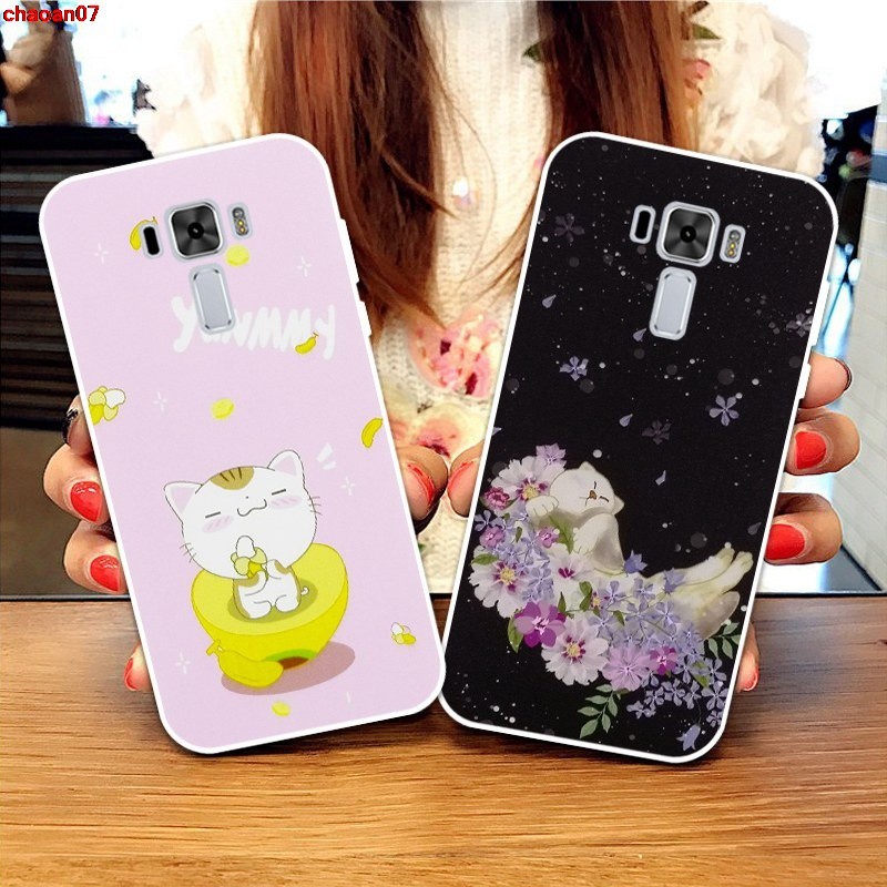 Asus Zenfone 2 3 4 Laser Selfie Max Pro Plus M1 M2 BY-HDZT Pattern-6 Soft Silicon TPU Case Cover