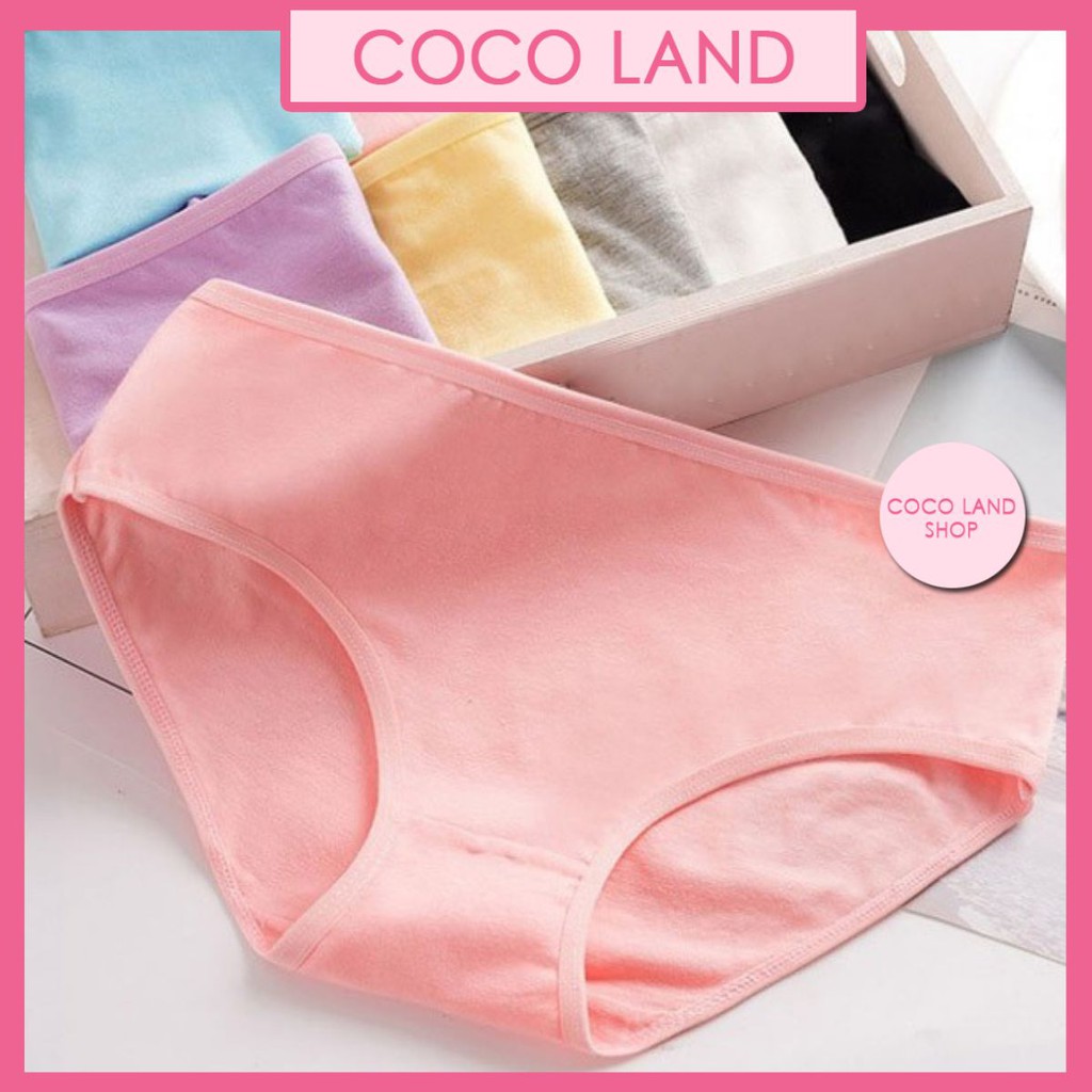 Quần lót nữ xuất Mỹ,cotton trơn, co dãn cực mềm mịn | BigBuy360 - bigbuy360.vn