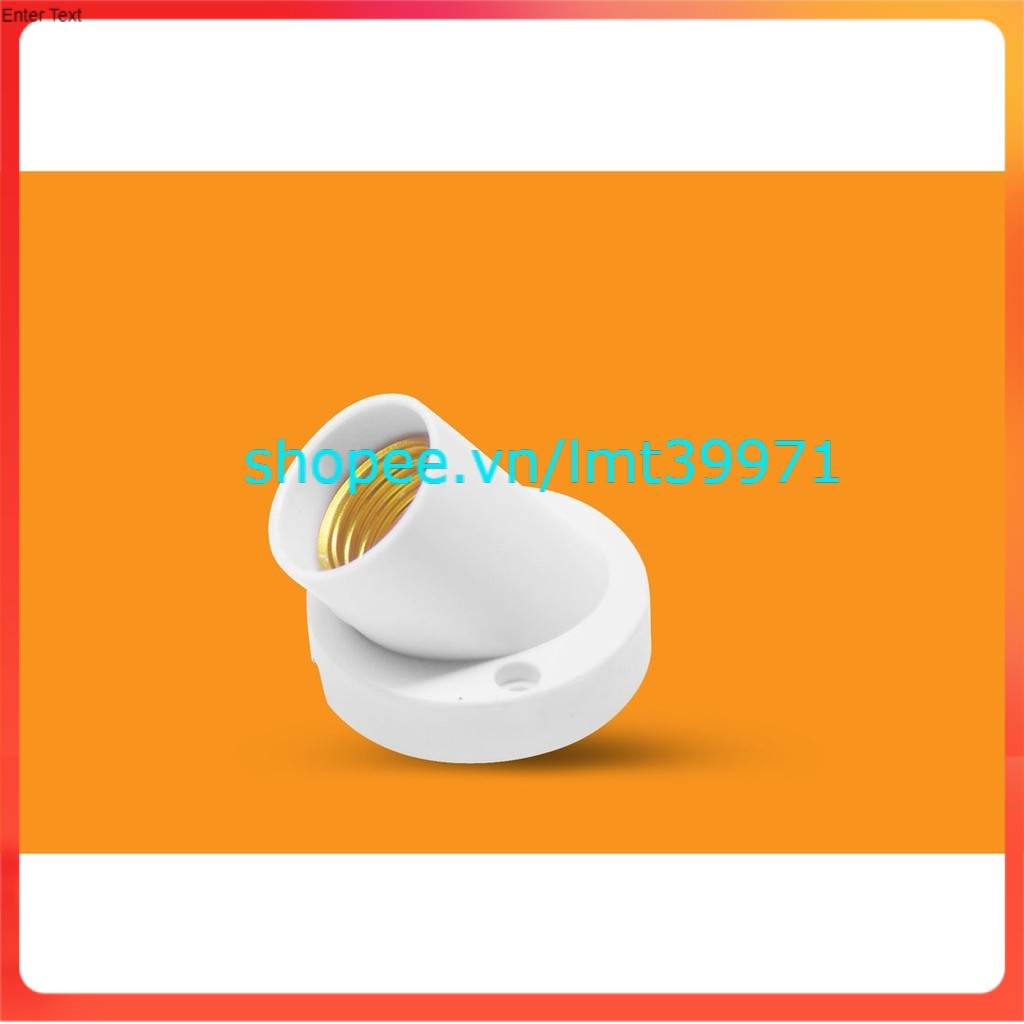 Đui xoáy vát gắn tường E27