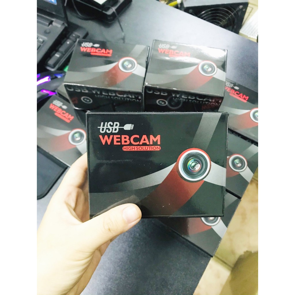 Webcam Kẹp Màn Hình A850 Tích Hợp Míc -Chuyên dụng cho Livestream, Học và Làm việc Online HD 720P - 720P