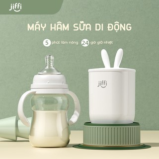 Máy hâm sữa cầm tay mini JIFFI 3.0 không dây cắm sạc usb siêu tiện lợi hàng Chính hãng - BH 12 tháng