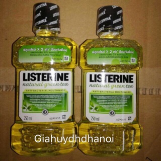 Nước Súc Miệng Diệt khuẩn Listerine Trà Xanh 250ml