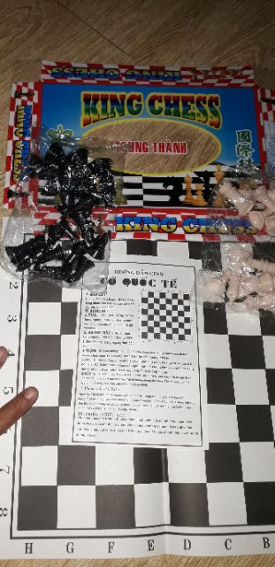 Bộ Trò chơi cờ Vua loại hộp nhựa lớn Trung Thành