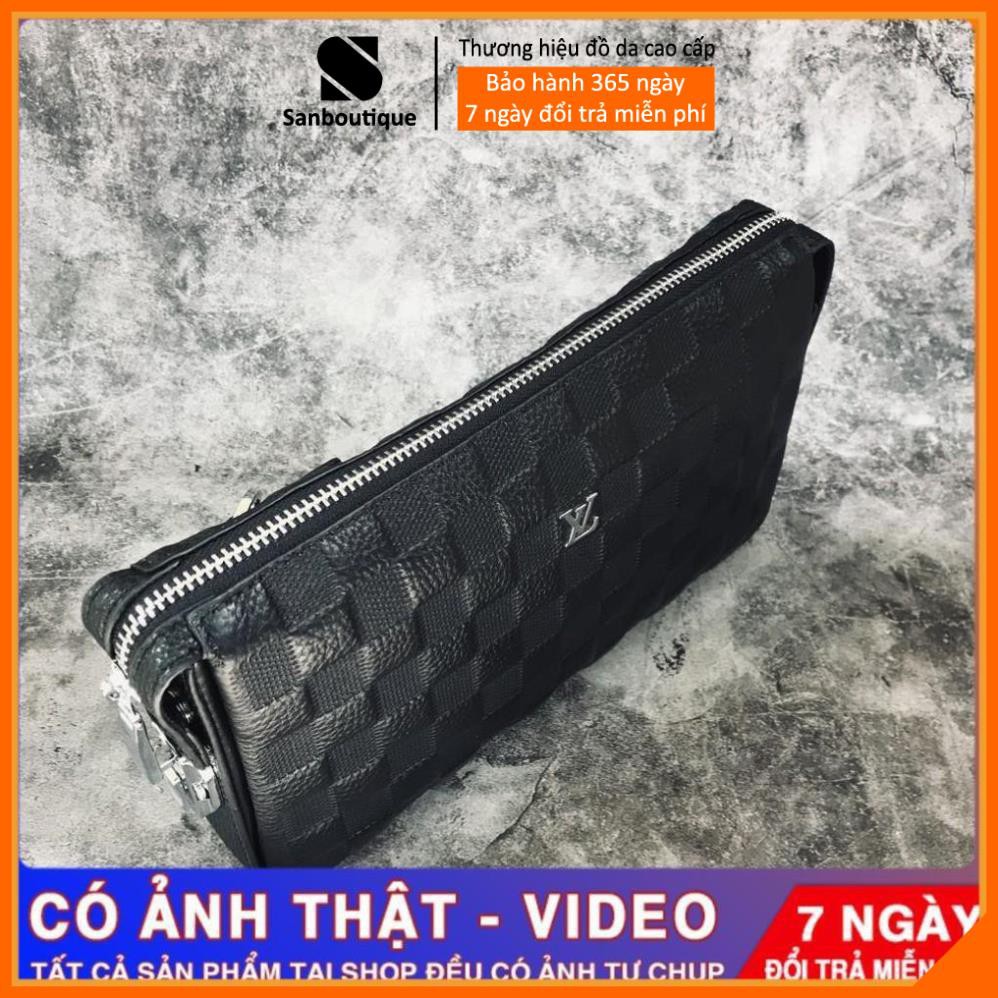 💎 FREESHIP 💎 Ví Cầm Tay Nam Da Thật.Clutch Nam khoá số Hàng Cao Cấp 💖HÀNG HIỆU 💖