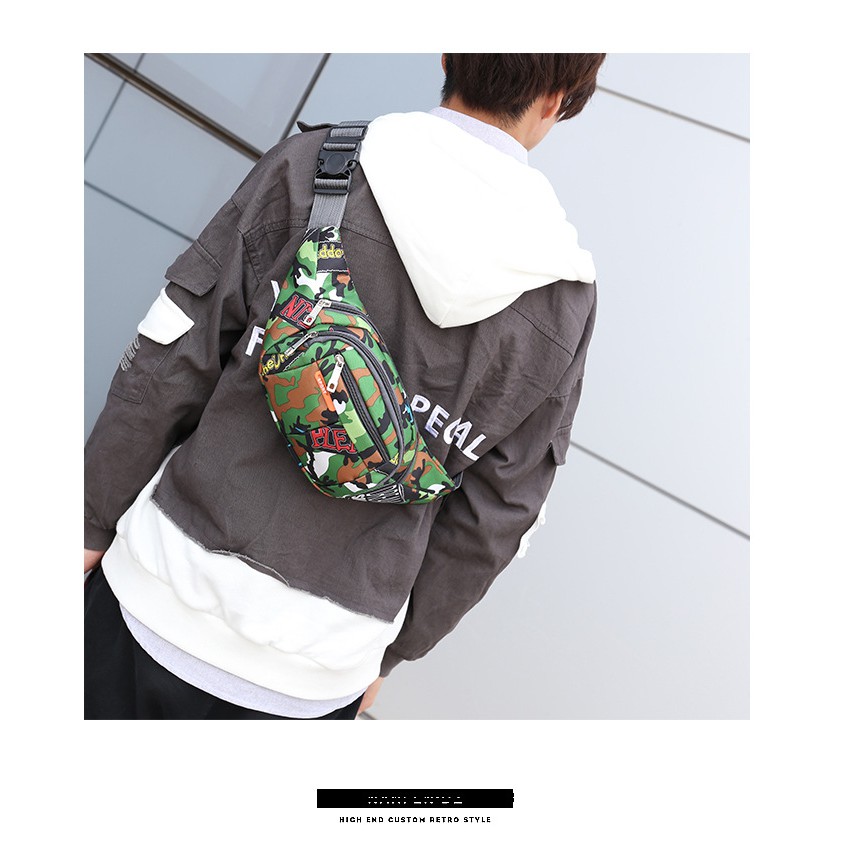 Túi Bao Tử SPORT Rằn Ri Đeo Chéo, Đeo Bụng Thể Thao Cao Cấp | BigBuy360 - bigbuy360.vn