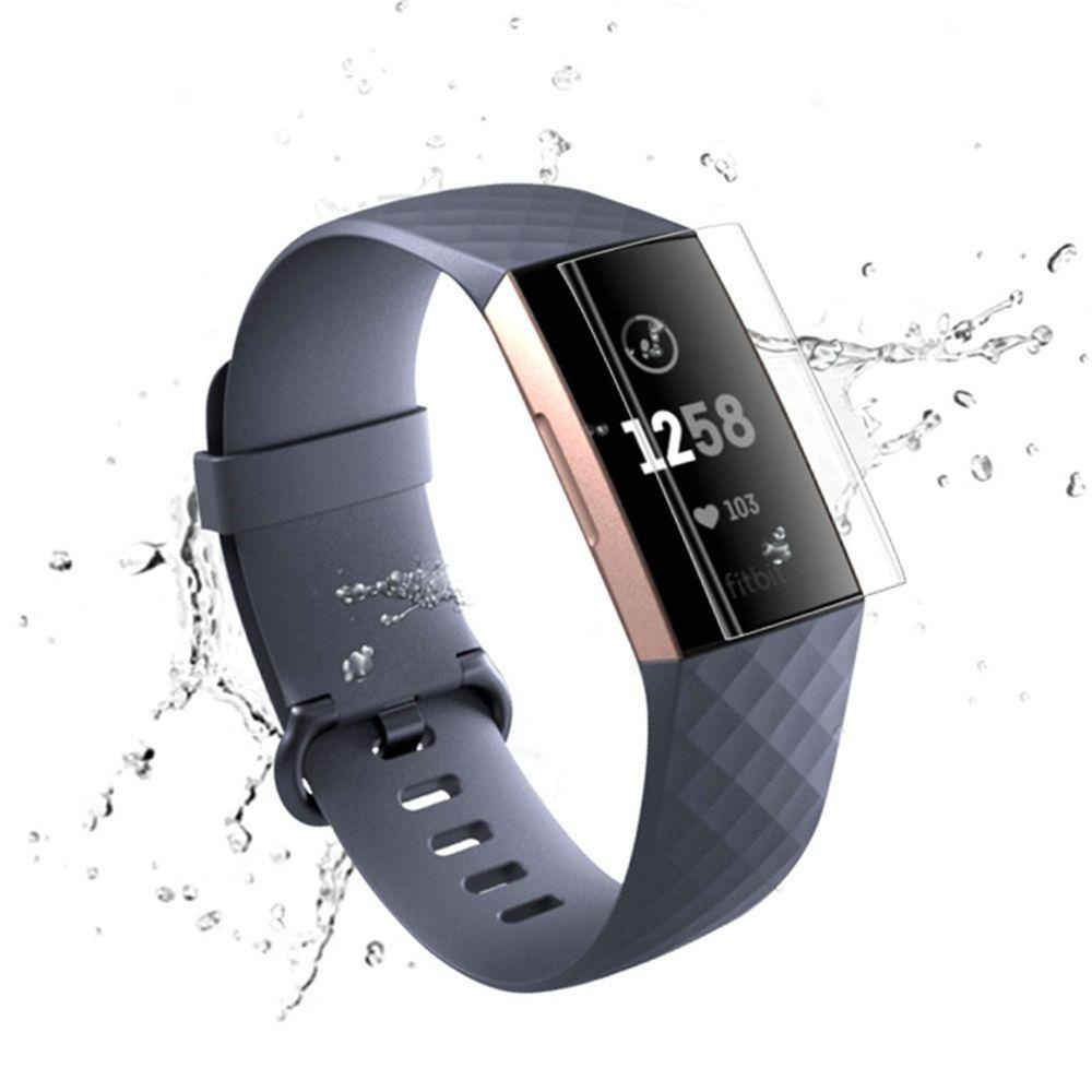 BTLIMER Miếng Dán TPU Mềm Bảo Vệ Màn Hình Đồng Hồ Thông Minh Fitbit Charge 4