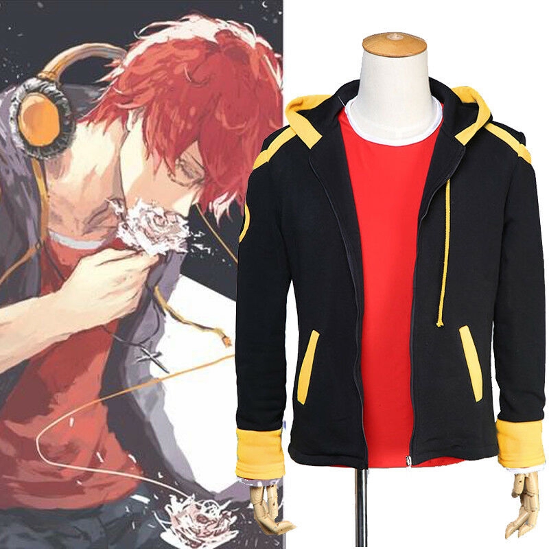 Áo khoác có nón trùm & khóa kéo kiểu nhân vật 707 trong Mystic Messenger