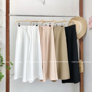 [SHOPPUMI] Quần cullotes lửng SML dễ phối đồ Pumi 11066