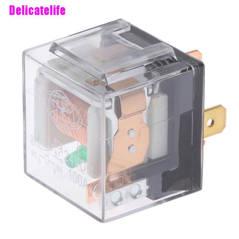 Rơ le tự động 12v / 24v 100a 4pin / 5pin Spdt thích hợp cho xe hơi