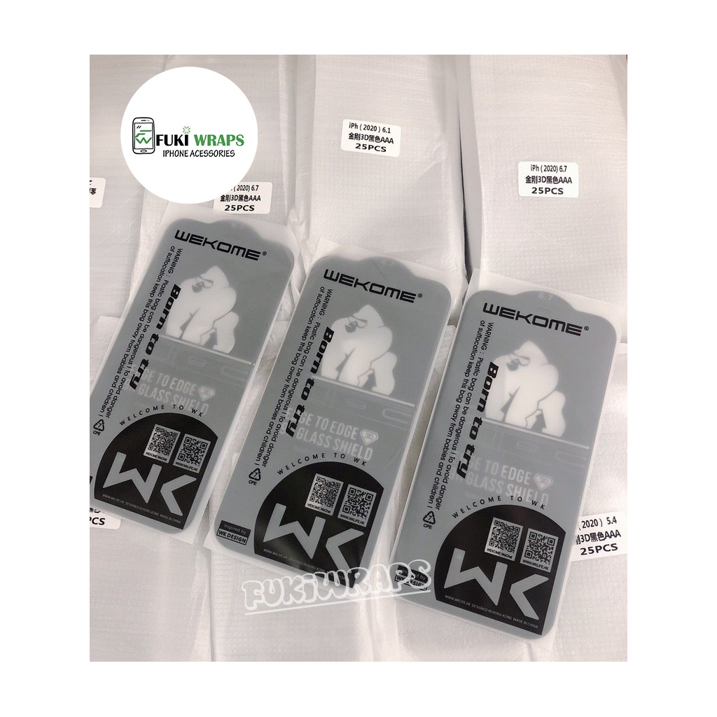 Kính Cường Lực WK KingKong 3D Full Màn Hình 13ProMax 12ProMax 11ProMax XSMAX X 7PLUS -- FUKISHOP