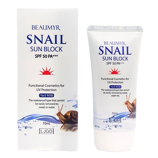 Kem chống nắng dưỡng trắng Snail Sun Block Hàn Quốc 70ml | BigBuy360 - bigbuy360.vn