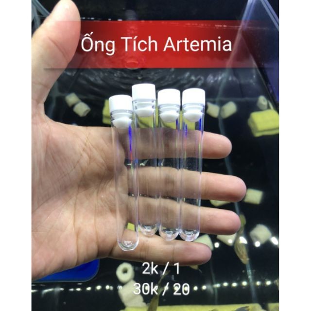 Ống tích trữ artemia loại 5ml - GuppyXanh