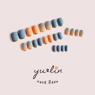 Set 24 móng giả ngắn siêu xinh có thể tháo rời chống nước