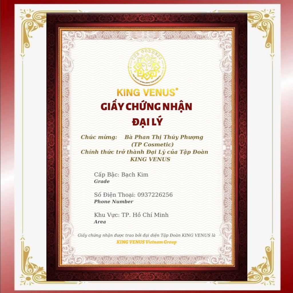 Serum Dưỡng Mi KING VENUS: Dưỡng lông mi lông mày dài, rậm tự nhiên.