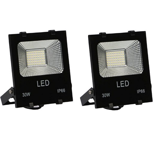 Bộ 2 đèn Led pha chíp dán 30W