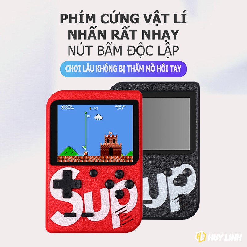 Máy chơi game cầm tay 4 nút Sup Box 300 In 1 - Hỗ trợ 2 người chơi