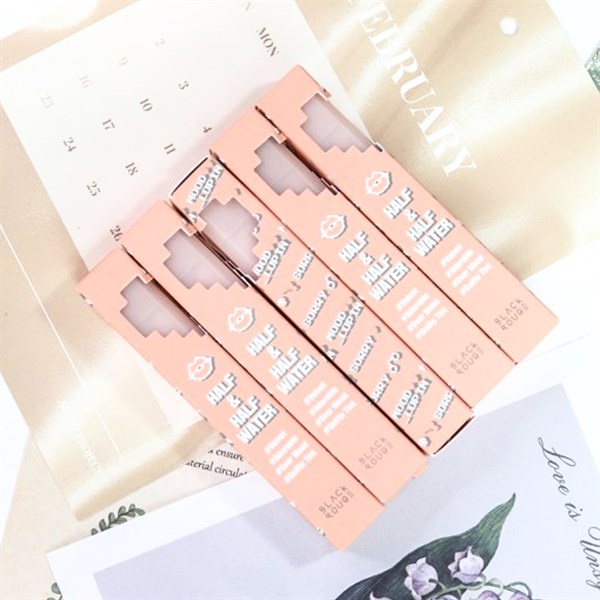 Son kem background black rouge half n half water velvet handmade hv01/02/03/04/05 màu cam cháy, đỏ gạch, hồng hot 2022