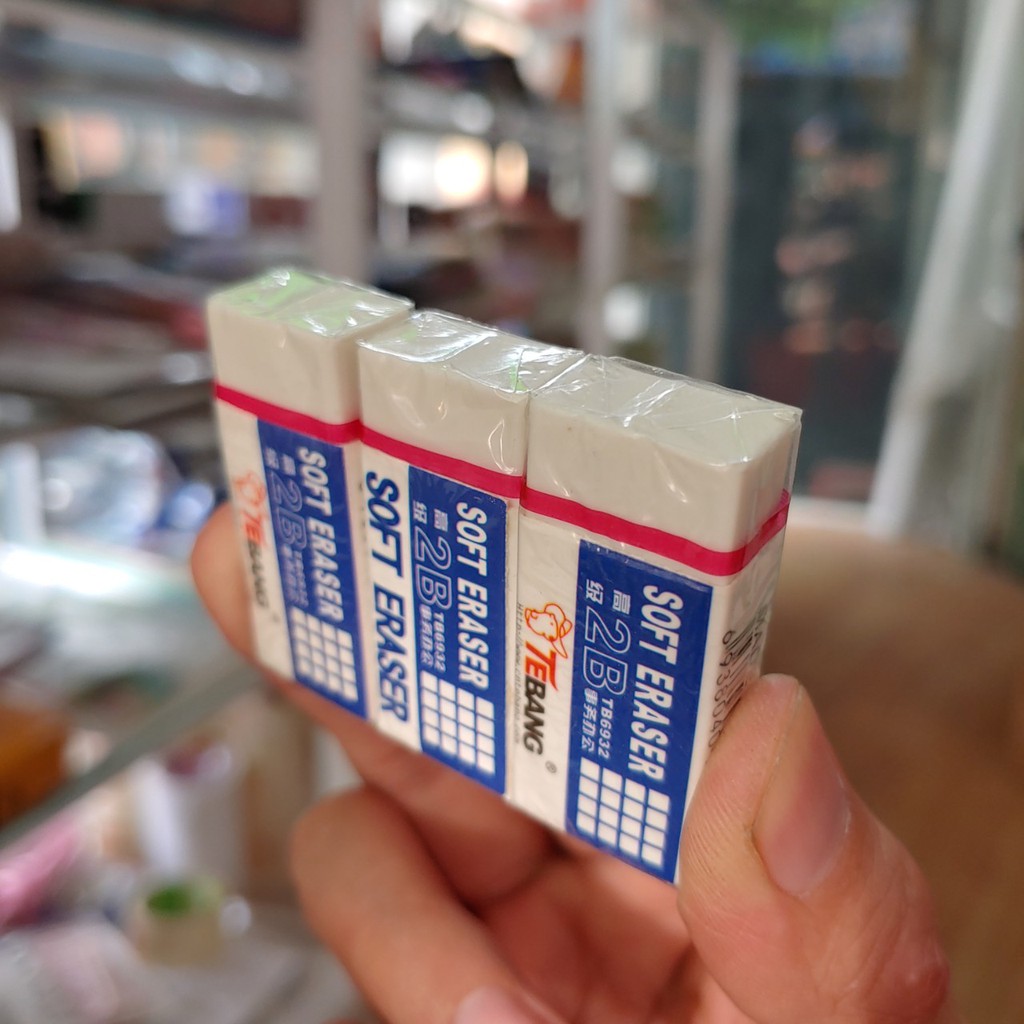 ✅ Gôm Tẩy Học Sinh - Sinh Viên - Soft Eraser Febang TB6932
