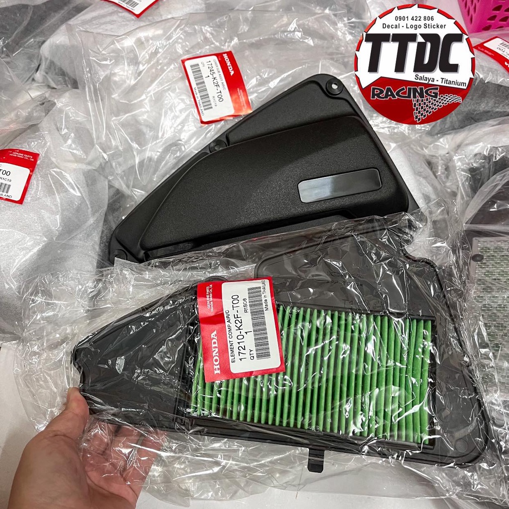 [ Hàng Chính Hãng ] Ốp pô e Lọc gió Scoopy 2021 K2F