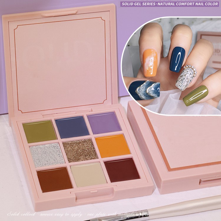 Sơn Móng Tay Kim Tuyến Lấp Lánh 9 Màu Tùy Chọn DIY