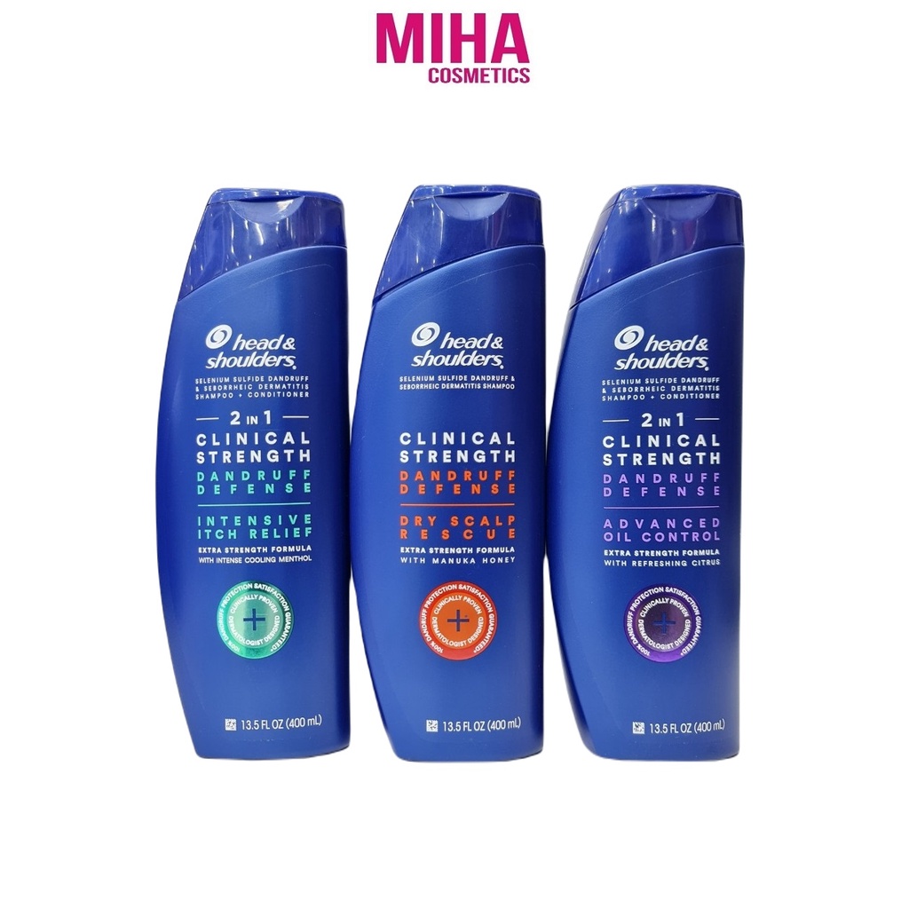 Dầu Gội Giảm Gàu Head And Shoulder Clinical Strength Shampoo 400ml Mỹ