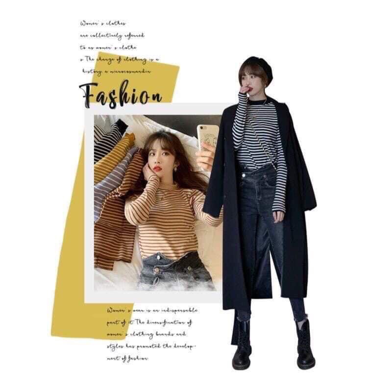 Áo len kẻ 6 màu ( quảng châu) | BigBuy360 - bigbuy360.vn