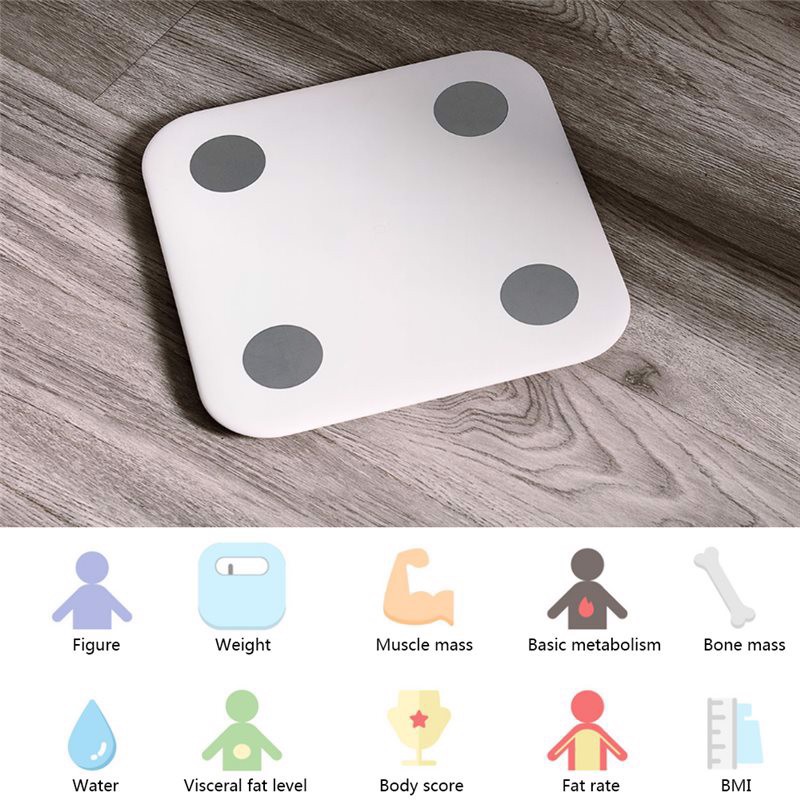 Cân Điện Tử Thông Minh Xiaomi Smart Scale Gen 2 – Bác Sĩ Gia Đình, Trợ Lý Sức Khỏe - Version 2019 Chính hãng