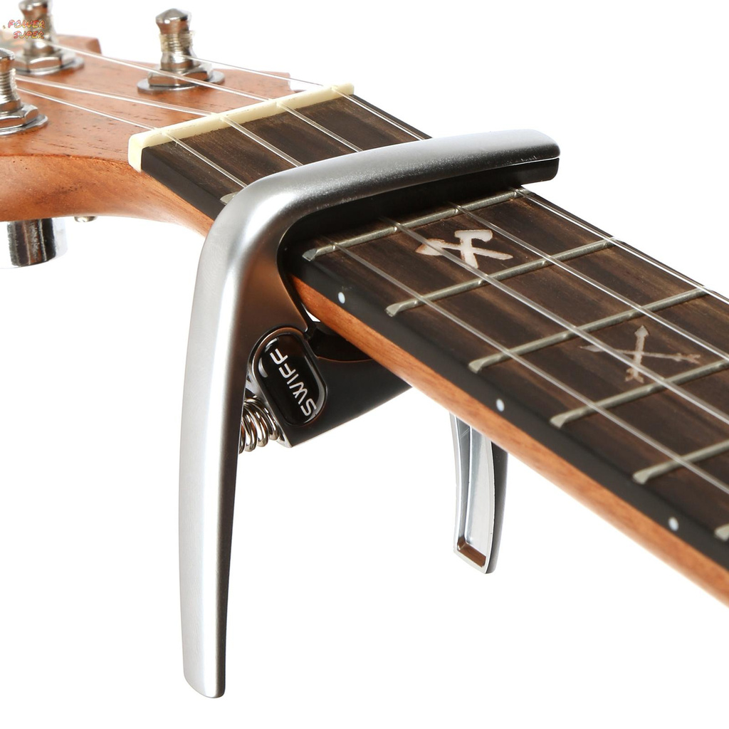 SWIFF K8-U Ukulele Metal Capo Musical Instrument Replacement Accessory for 4-String Ukulele