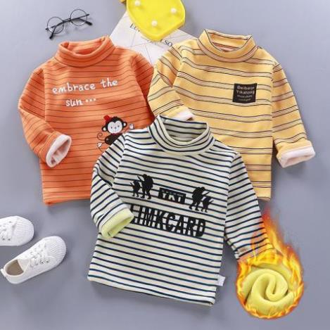 MD3 Áo giữ nhiệt lót nỉ lông cho bé Hàng Quảng Châu xuất loại 1 mềm, mịn, ấm áp, thời trang