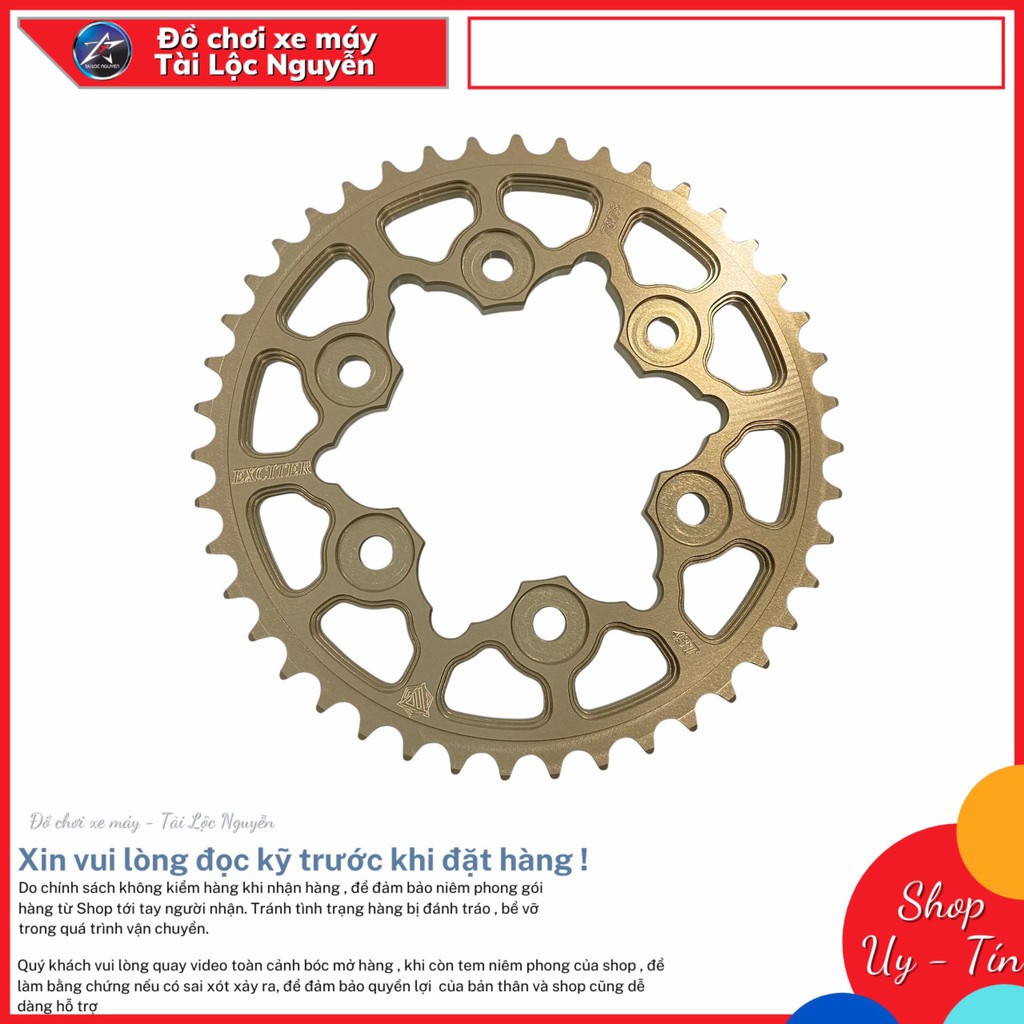 DĨA NHÔM 7075 ANODE EXCITER 150 VÀ HONDA WINNER/X