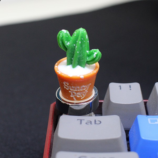 Keycap Lẻ xương rồng nhỏ cực cute ( keycap resin độc lạ )( Keycap Artisan )