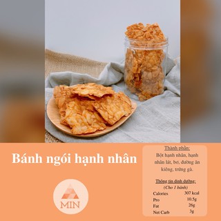 Keto/Das/Lowcarb Bánh ngói hạnh nhân (100g)