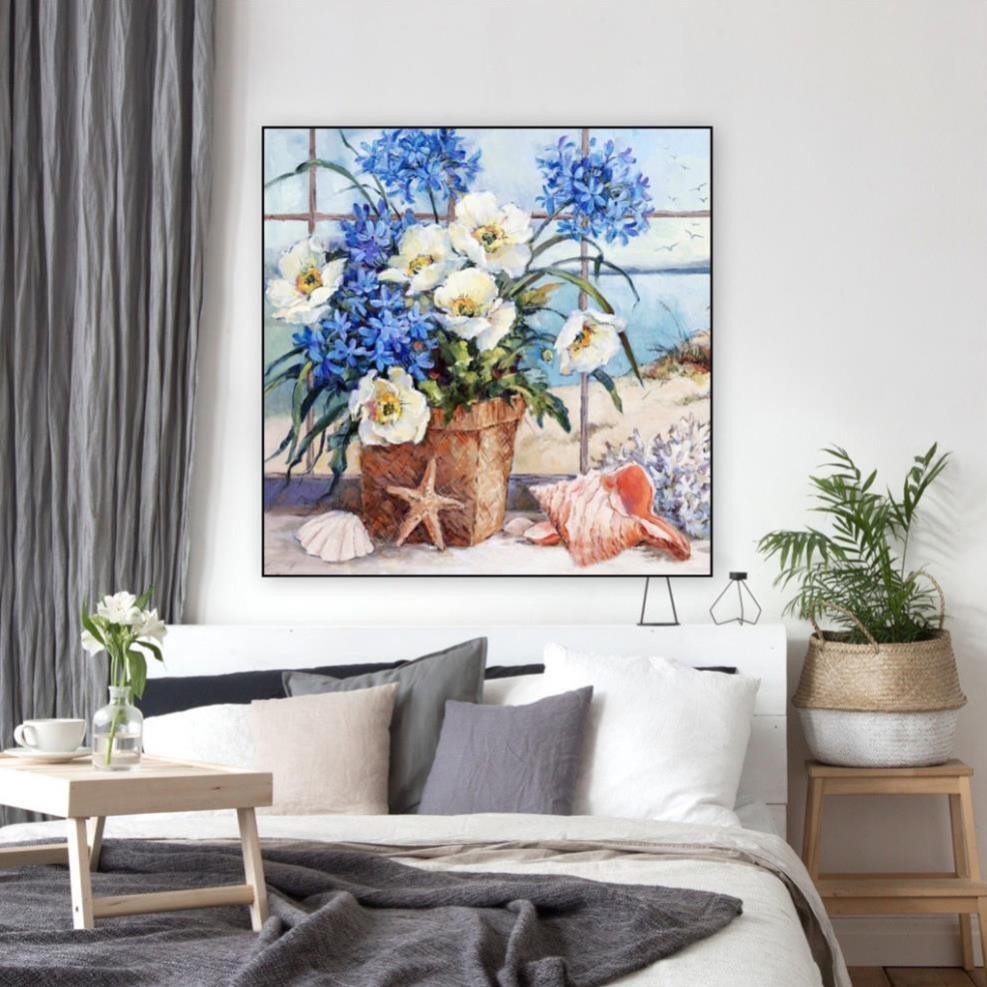 XẢ KHO GIÁ SỐC HÀNG CAO CẤP 12 Tranh Vải Canvas Bình Hoa Sơn Dầu Giá  TỐT NHẤT SHOPEE