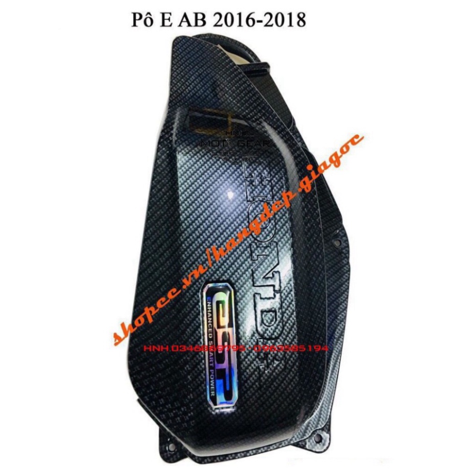 Pô E Bầu Gió Carbon Cho Nhiều Loại Xe Honda