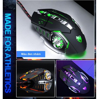 Chuột Gaming Dây 💎𝓕𝓡𝓔𝓔𝓢𝓗𝓘𝓟💎 Mouse Có Dây Gaming T-Wolf V6 (BH 12 Tháng) SPTECH COMPUTER