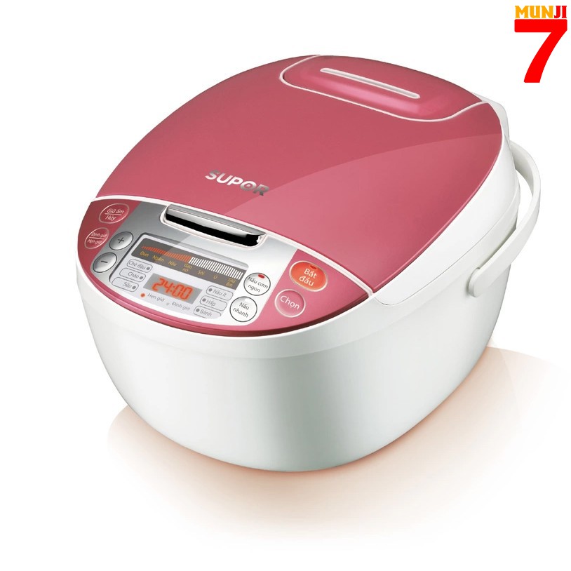 Nồi cơm điện tử Supor CFXB50FC29VN-75 1.8L, màu trắng hồng, dung lượng lớn, đa chức năng