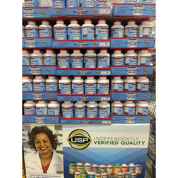 (Đủ Bill Mỹ + Air) Viên Hỗ Trợ Xương Khớp Glucosamine 375viên