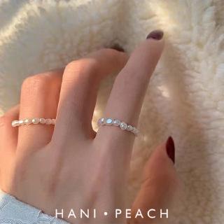 Nhẫn đeo tay đính ngọc trai nhân tạo Mini xinh xắn