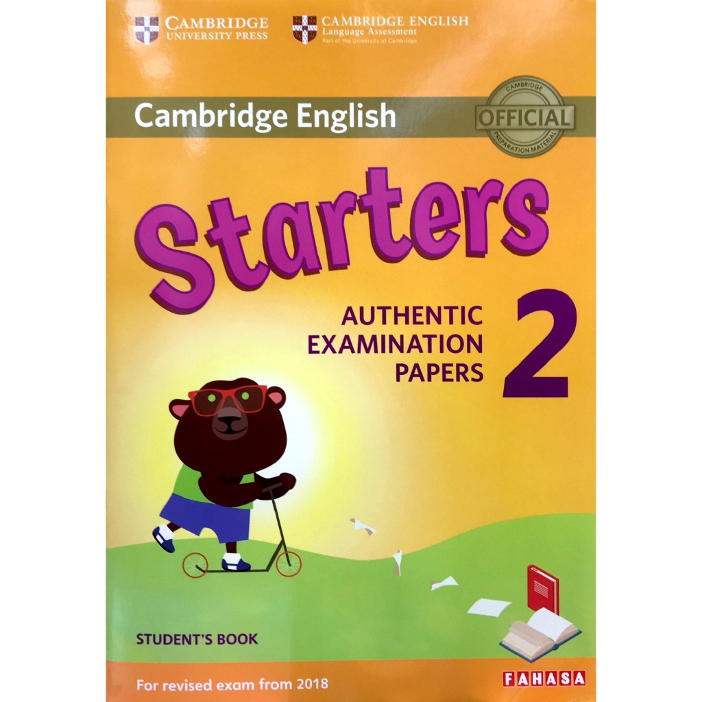 Sách - Cambridge English Starters 2 for Revised Exam From 2018 Student's Book